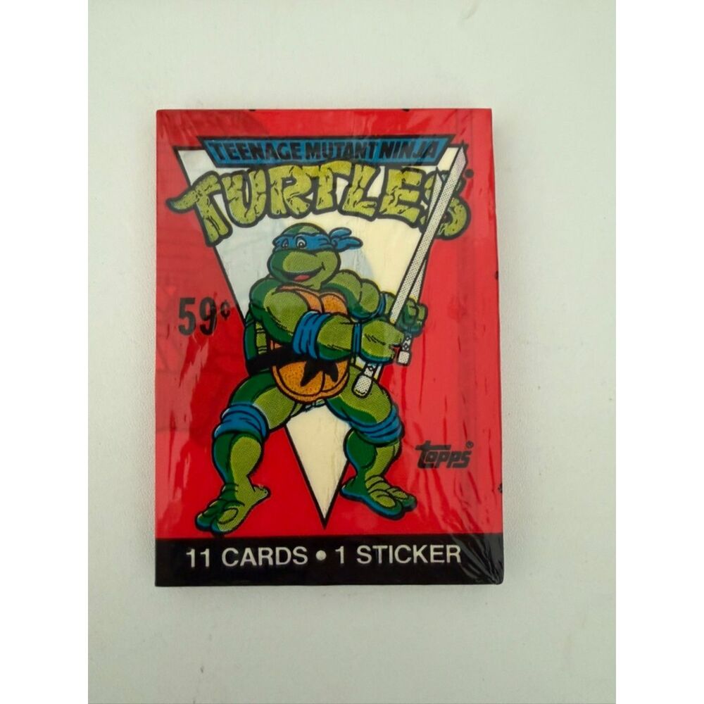 SEALED 1989 pack of TOPPS TMNT 59cent  cards